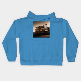 Steampunk Tokyo Ramen Food Truck Kids Hoodie